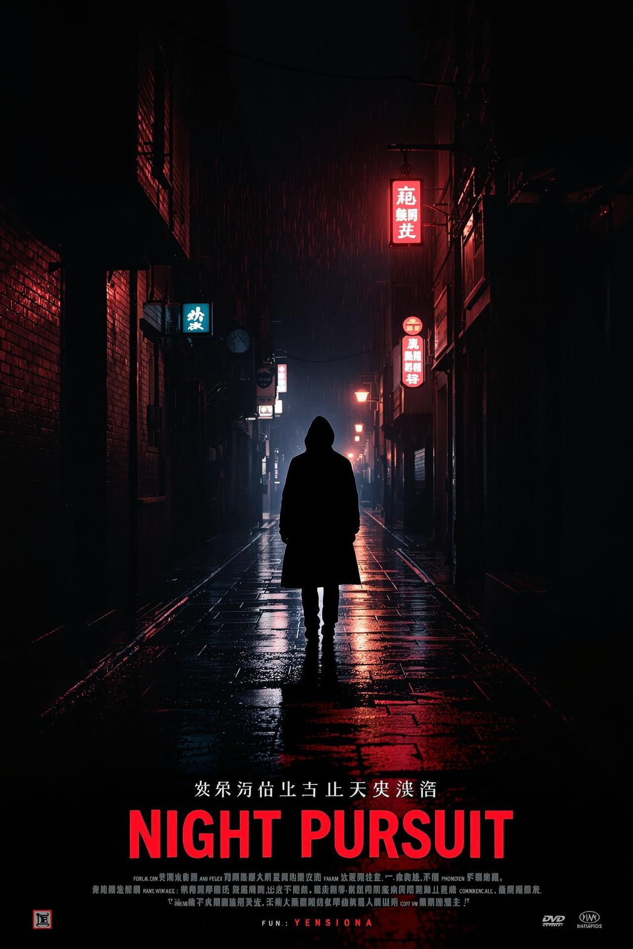 比比影视出品暗夜追凶悬疑电影海报
